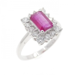 Nhẫn Ruby 750WG 1.05CT