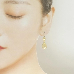 K18YG Bông tai - Hàng hiệu Authentic 866095