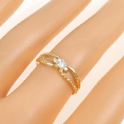 Nhẫn kim cương K18YG 0.12CT - Hàng hiệu chính hãng 848494