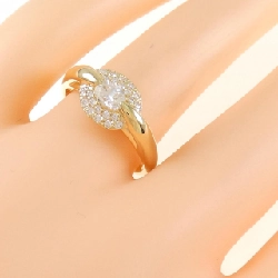 Nhẫn kim cương K18YG 0.35CT 672870