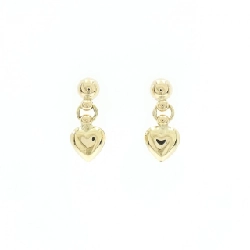 Bông tai hình trái tim 750YG/K18YG - Hàng hiệu Authentic