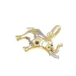 Mặt dây chuyền hổ phách ruby 750YG/750WG - Hàng hiệu Authentic 871779