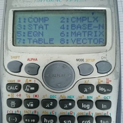 Máy tính casio còn hoạt động hư nút ANS  174552