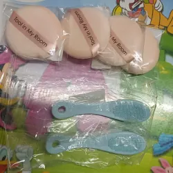 MÚT MỀM + ĐỒ RỬA MẶT DẠNG NHỎ (THƯỜNG DÀNH RỬA MŨI Ạ)