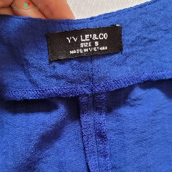 Váy đầm VV LE' & CO xanh coban size S  14513