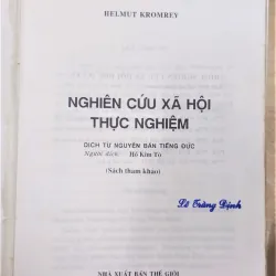 Sách - Nghiên cứu xã hội thực nghiệm - Helmut Kromrey (A1) 564015