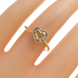 Nhẫn kim cương hình trái tim K18YG 0.14CT 669743