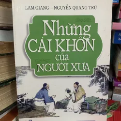 Nhẽng cái khôn của người xưa