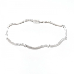 K18WG Vòng tay kim cương 0.32CT - Hàng hiệu Chính hãng 879018