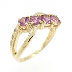 Nhẫn Garnet K18YG - Hàng hiệu Authentic