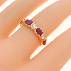 Nhẫn Ruby K18YG 1.30CT - Hàng hiệu Chính hãng 854143