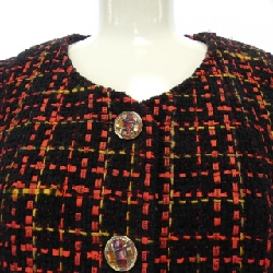 【Mã giảm giá】Áo khoác không cổ CHANEL 642162