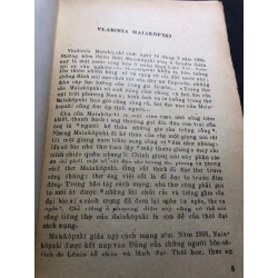 Tuyển Tập Thơ Maiakốpxki sưu tầm ố vàng nặng, ướt bìa 1979 V. Maiakôpxki HPB0906 SÁCH VĂN HỌC 162653