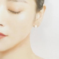 K14WG Bông tai ngọc trai Akoya 6.9mm - Hàng hiệu Chính hãng 871354