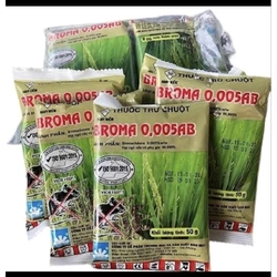 50  gói thuốc diệt chuột broma trộn sẵn mồi dạng thóc lúa sinh học , gói 50gam