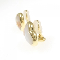 Ponte Vecchio Heart × Flower Mother of Pearl Earrings - Hàng hiệu Authentic 844875