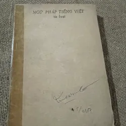 NGỮ PHÁP TIẾNG VIỆT - LOẠI TỪ - 200 TRANG- 1986 573613