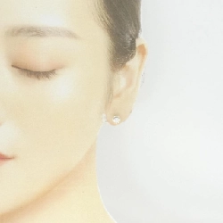 K18YG/ST Bông tai kim cương 0.314CT 0.328CT G SI2 VG - Hàng hiệu Chính hãng 873308