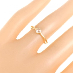 Nhẫn kim cương K18YG 0.12CT 671324