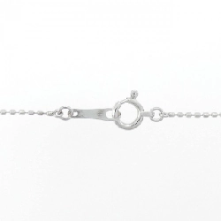 K18WG/PT950 2WAY Dây chuyền kim cương 0.02CT - Hàng hiệu Authentic 860890