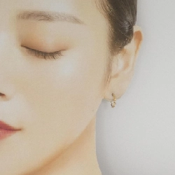 K18YG Bông tai một bên - Hàng hiệu Authentic 866738