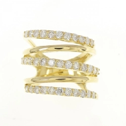 Nhẫn kim cương K18YG 1.00CT 673405