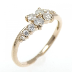 Nhẫn kim cương hoa K18PG 0.30CT