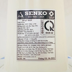 SENKO - Quạt Bàn B1616 (Bảo hành 06/2026) 460424