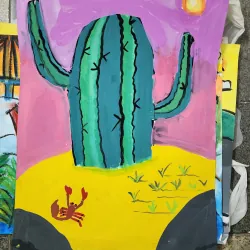 Combo 22 tranh vẽ acrylic chủ đề phong cảnh 799973