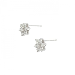 K18WG Bông tai Kim cương Hoa 0.50CT - Hàng hiệu Chính hãng 872080