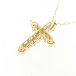 K18YG Dây chuyền kim cương chéo 0.10CT - Hàng hiệu Chính hãng 859042