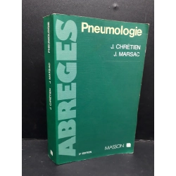 Pneumologie mới 80% bẩn bìa, ố vàng HCM1410 J.Chretien - J.Marsac HỌC NGOẠI NGỮ 340168