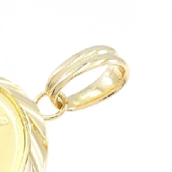 K18YG(枠) Đồng xu Mặt dây chuyền - Hàng hiệu Chính hãng 865196