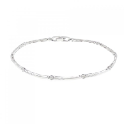 K18WG Vòng tay kim cương 0.14CT - Hàng hiệu Chính hãng 879067