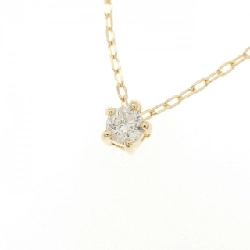 K18YG Solitaire Dây chuyền kim cương 0.11CT - Hàng hiệu Chính hãng 860536