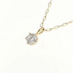 K18YG Solitaire Dây chuyền kim cương 0.05CT - Hàng hiệu Chính hãng 861113