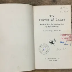 The Harvest of Leisure: Wisdom of the East Series - Ryukichi Kurata, Yoshida Kenko 736360