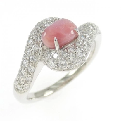 Nhẫn ngọc trai conk PT900 0.54CT - Hàng hiệu Authentic