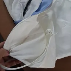 Đầm 2 dây trắng 777084