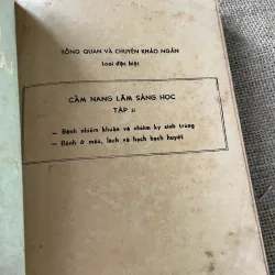 Cẩm nang lâm sàng hoc tập 2 - 1989 - V. FATTORUSSO. - O. RITTER  từ triệu chứng 792201