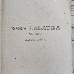 Tiểu thuyết NINA BALATKA (Anthony Trollope) 728167