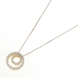 K18YG 2WAY Dây chuyền kim cương 0.33CT - Hàng hiệu Chính hãng 847737