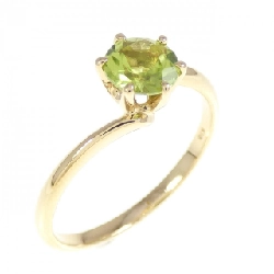 Nhẫn Peridot K18YG 0.70CT - Hàng hiệu Chính hãng