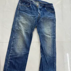 Quần jeans nam slim fit dáng chuẩn, màu xám và xanh đậm 800422