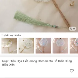 Bờm tóc cô dâu + quạt cổ trang phụ kiên cô dâu 753105