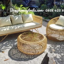 Sofa tổ yến hiện đại mây nhựa 447328
