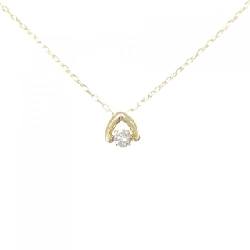 K18YG Dây chuyền kim cương 0.10CT - Hàng hiệu Chính hãng