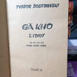 Gã khờ (Dostoievski)- Phạm Xuân Thảo dịch 315077