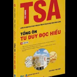 Sách - TSA Luyện thi ĐGTD theo cấu trúc đề của ĐH BKHN – Tổng ôn Tư duy đọc hiểu