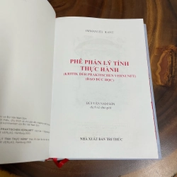 II Tựa sách: Phê Phán Lý Tính Thực Hành - IMMANUEL KANT - 2015 463555
